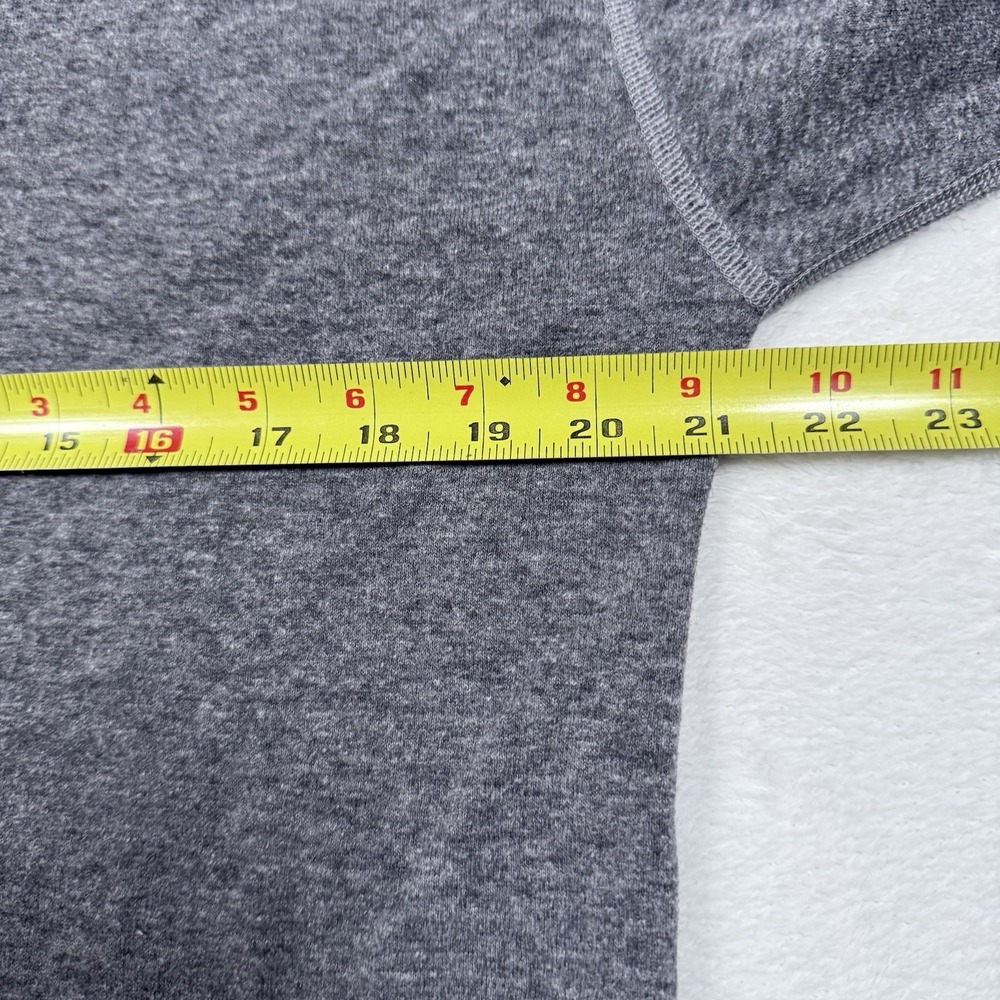 LL Bean Henley Shirt Men Large Gray Outer Layer River Driver Wool Blend Thermal - Picture 6 of 8